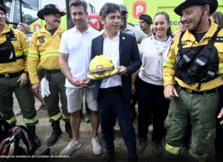 KICILLOF ACOMPAÑÓ UNA JORNADA DE CONCIENTIZACIÓN SOBRE INCENDIOS FORESTALES