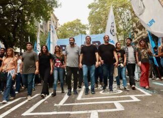 Achával participo de la marcha del 24 de marzo